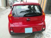 Kia Morning 2017 số sàn màu đỏ, biển Sài Gòn bao đẹp