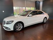 Bán xe Mercedes S450 Luxury trắng nội thất nâu model 2019 chính hãng siêu sang