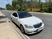 Mercedes S400 Hybrid 2012 nhập khẩu màu trắng, nội thất kem