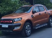 Bán Ford Ranger Wildtrack sản xuất năm 2016, màu vàng, nhập khẩu chính chủ