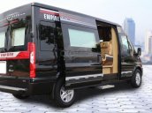 Ford Transit Limousine phiên bản VIP 10 chỗ, màu đen, sản xuất 2018. Xe đăng ký tháng 10/2018