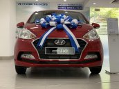 Bán Hyundai Grand I10 Sedan MT đỏ giao ngay, hỗ trợ đăng kí Grab, lấy xe chỉ với 130tr, LH 0977139312