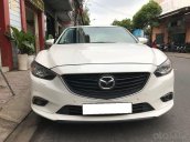 Gia đình cần bán Mazda 6 sản xuất 2016, số tự động, bản 2.0, màu trắng