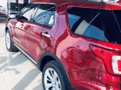 Ford An Đô  - Giảm giá sốc - Giao xe ngay - Hỗ trợ ngân hàng lãi suất thấp chiếc xe Explorer 2.3 Ecoboost đời 2019, màu đỏ