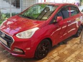 Bán Hyundai Grand i10 1.2 AT đời 2017, màu đỏ, mâm zin sơn đen