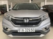 Cần bán Honda CR V 2.4 TG năm 2016, màu bạc