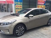 Bán Kia Cerato 1.6MT bản đủ, màu vàng cát, số sàn, sản xuất 2018, biển tỉnh