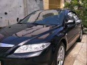 Bán Mazda 6 MT 2005, màu đen, số sàn, 240 triệu