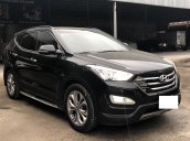 Bán Hyundai Santa Fe 2.4AT, 4WD Full xăng, màu đen, đời 2015, biển SG