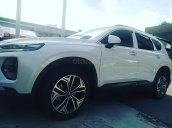 Bán ô tô Hyundai Santa Fe Premium 2.2L HTRAC sản xuất 2019, màu trắng