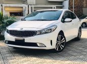 Cần bán lại xe Kia Cerato 1.6 AT sản xuất năm 2018, màu trắng   