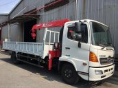 Xe tải cẩu Hino 5 tấn, thùng 6.1m, cẩu unic mới 100%, LH: 0901 47 47 38