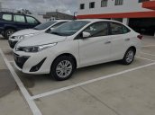 Toyota Vios G 2019 số tự động, màu trắng, giá giảm mạnh, nay chỉ còn 571 triệu full option