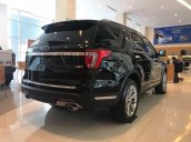 Bán Ford Explorer đời 2018, màu đen, nhập khẩu nguyên chiếc, tặng BH, bảo dưỡng