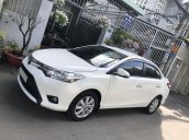 Bán Toyota Vios 2018 số tự động, màu trắng biển tp