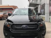 Bán xe Ford Ranger XLS 2.2L 4x2 AT 2019, màu đen, nhập khẩu