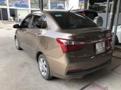 Bán Hyundai Grand i10 sedan 1.2MT màu nâu titan, số sàn, bản đủ, sản xuất 2018