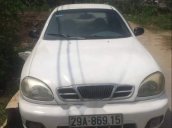 Bán xe Daewoo Lanos đời 2001, màu trắng, máy êm, điều hoà mát