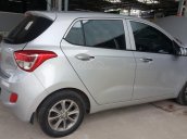 Bán Hyundai Grand i10 1.0MT, màu bạc, số sàn, bản 5 cửa nhập Ấn Độ 2014, gia đình