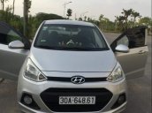 Cần bán Hyundai Grand i10 sản xuất năm 2015, màu bạc, xe nhập xe gia đình