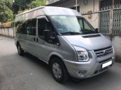 Cần bán xe Ford Transit 2018 số sàn, máy dầu, xe màu bạc 16 chỗ