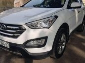 Cần bán Hyundai Santa Fe 2.2 máy dầu, màu trắng Sx 2015, xe tư nhân chính chủ