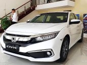 Bán Honda Civic G 1.8 AT sản xuất 2019, màu trắng, nhập khẩu nguyên chiếc, giá 794tr