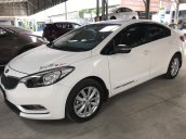 Bán Kia K3 1.6MT màu trắng số sàn sản xuất 2015 biển Sài Gòn đi đúng 34000km xe đẹp chuẩn