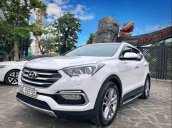 Bán Hyundai Santa Fe 2.4AT 2016, màu trắng, nhập khẩu nguyên chiếc như mới, giá tốt