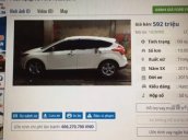 Bán xe Ford Focus đời 2015, màu trắng