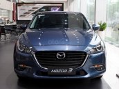 Cần bán Mazda 3 HB sản xuất 2019, màu xanh lam, tặng 1 BH thân vỏ, ưu đãi lên tới 20 triệu, hỗ trợ trả góp 85%