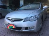 Bán Honda Civic 1.8 AT năm sản xuất 2008, màu bạc, gầm, sàn rất cứng cáp, chắc chắn