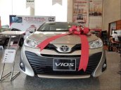 Bán xe Toyota Vios 1.5E CVT sản xuất 2019, chỉ với 6 triệu / tháng, đưa trước 145 triệu, giao ngay xe tận nhà