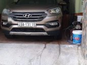 Bán ô tô Hyundai Santa Fe đời 2016, màu nâu