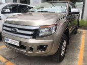 Bán Ford Ranger 2.2 L XLS AT sản xuất 2015, màu ghi vàng, nhập khẩu