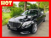 Bán xe Mercedes S400 màu đen, nội thất đen, đời 2017 cũ chính hãng. Dòng xe sang giá tốt