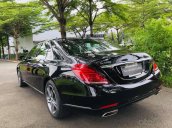 Bán xe Mercedes S400 màu đen, nội thất đen, đời 2017 cũ chính hãng. Dòng xe sang giá tốt