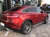 Bán Mercedes GLE 400 Coupe màu đỏ/kem sản xuất 2018 đăng ký 2019, tên tư nhân