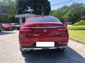 Bán Mercedes GLE 400 Coupe màu đỏ/kem sản xuất 2018 đăng ký 2019, tên tư nhân