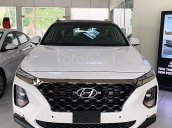 Bán xe Hyundai Santa Fe đời 2019, màu trắng