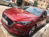 Bán Mazda 3 AT năm 2017, màu đỏ, có trầy xước và dặm nhẹ lại rồi