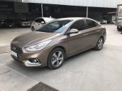 Bán Hyundai Accent 1.4AT màu nâu titan, bản đủ cao cấp sản xuất 2018 biển Sài Gòn 99%