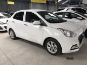 Bán Hyundai Grand I10 sedan 1.2AT màu trắng, số tự động, sản xuất 2017, đi đúng 11000km