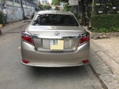 Gia đình cần bán xe Toyota vios 2017, số tự động, màu vàng cát