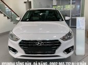 Bán Hyundai Accent sản xuất năm 2019, màu trắng, tặng kèm phụ kiện khi mua xe, hỗ trợ vay vốn 80%, LH 0902.965.732