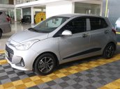 Bán ô tô Hyundai Grand i10 Hatback 1.2AT 2017, màu bạc, 386 triệu