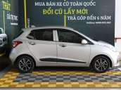 Bán ô tô Hyundai Grand i10 Hatback 1.2AT 2017, màu bạc, 386 triệu