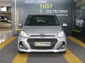 Bán ô tô Hyundai Grand i10 Hatback 1.2AT 2017, màu bạc, 386 triệu