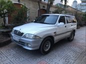 Bán Ssangyong Musso năm 2001, màu trắng, nhập khẩu nguyên chiếc, xe gia đình đi