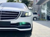 Bán xe Mercedes S450L đk lần đầu T3/ 2019, màu trắng, siêu lướt 5000km